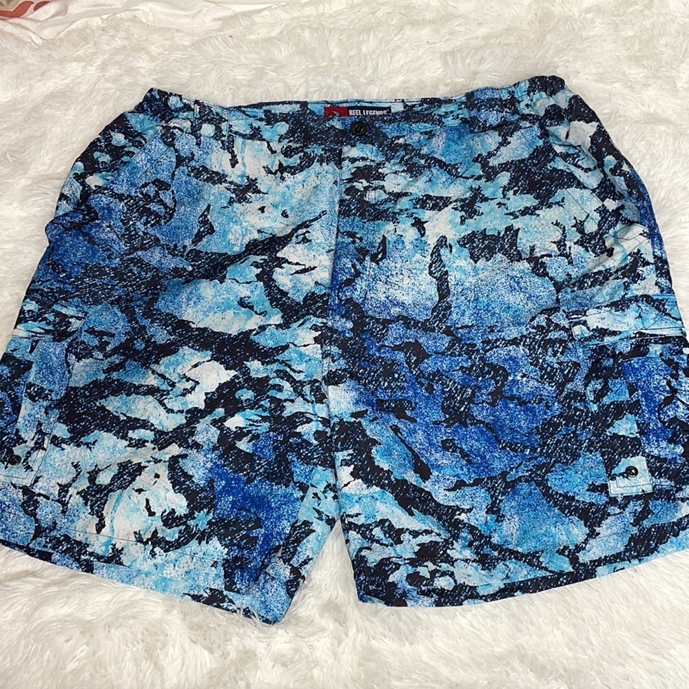 Reel Legends Performance Wear Swim Trunks Sz Xl